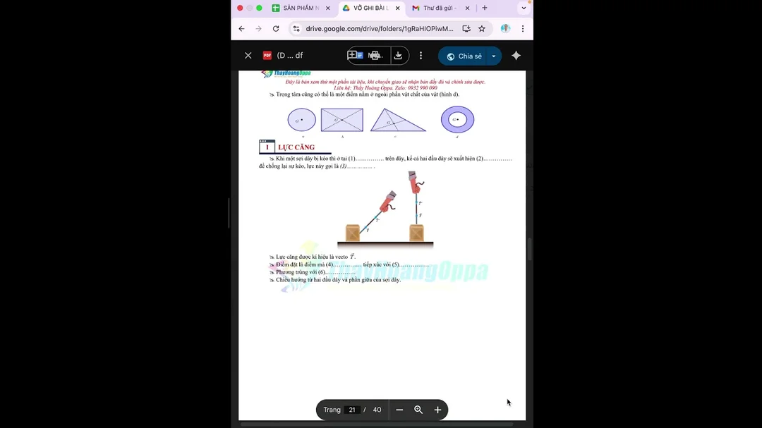 Video ghi bài Vật lý 10 giúp học sinh làm quen cách học