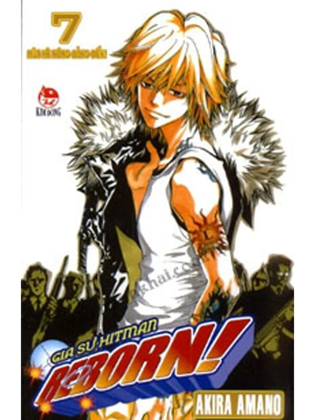 Gia Sư Hitman Reborn tập 7 ảnh bìa tập 7 gia sư hitman reborn bản Kim Đồng