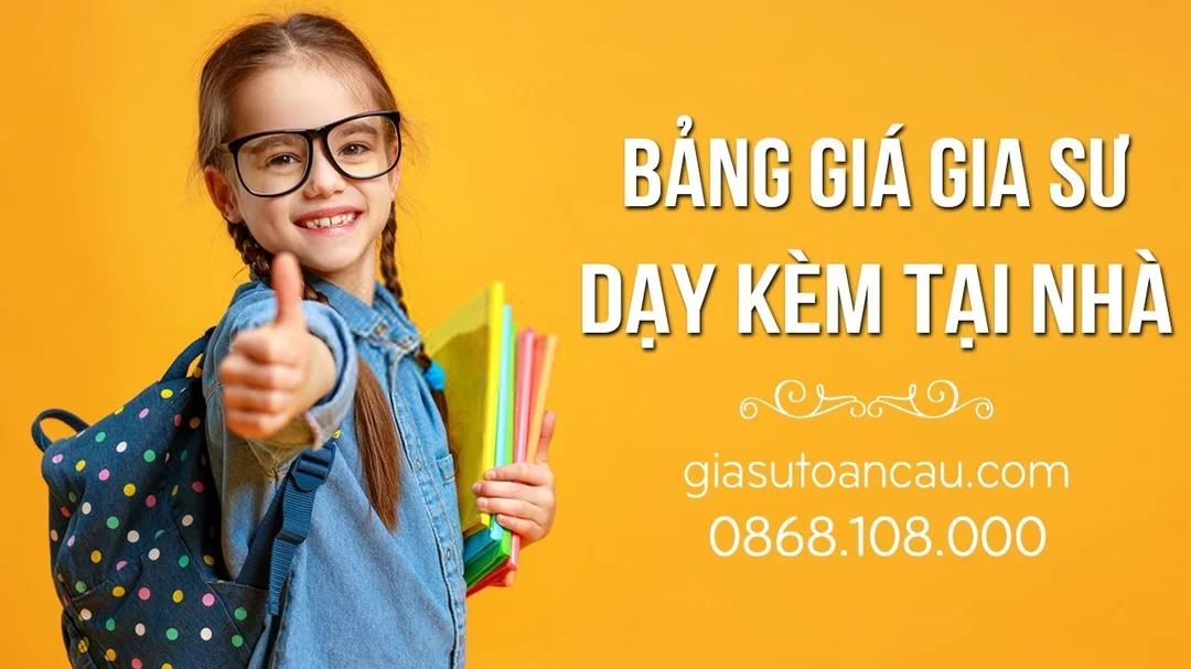 Bảng giá gia sư dạy kèm tại nhà TP.HCM