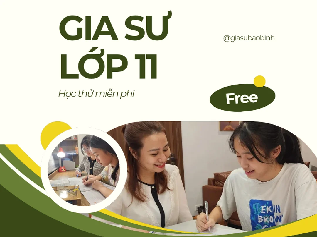 gia sư lớp 11 kèm học sinh tại nhà năm 2026