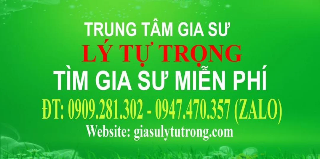 gia sư lý tự trọng tư vấn học sinh tại nhà