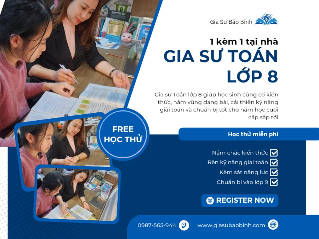 Tìm gia sư Toán lớp 8 phù hợp tìm gia sư toán lớp 8 giúp học sinh học bài tại nhà