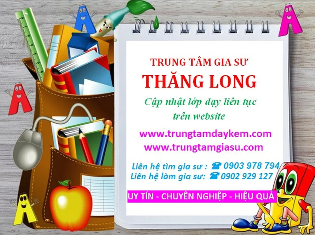 trung tâm gia sư thăng long theo dõi tiến bộ học sinh