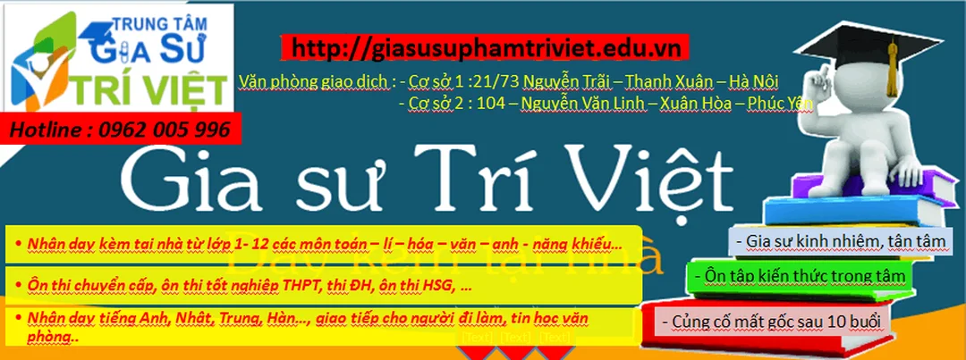 trung tâm gia sư trí việt bảng kiểm học phí gia sư tại nhà